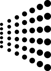 Aerosol spray icon of water or air sprayer nozzle for paint or deodorant spray.