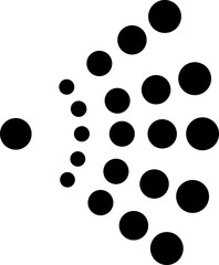 Aerosol spray icon of water or air sprayer nozzle for paint or deodorant spray.