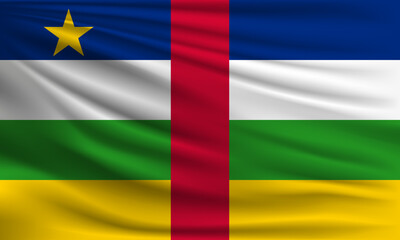 Obraz premium Vector flag of C.A.R