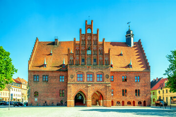 Rathaus in Jüterbog, Deutschland 