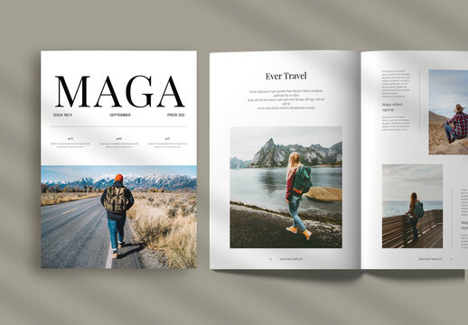 Clean Magazine Template