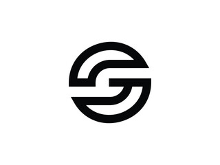 letter G in circle logo design