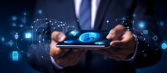 Cyberspace, Netzwerk, Stock Photo, Zusammenhalt, Zukunft, Web, Kommunikation, Business, Technologie, Hand, Smartphone, Handy, App, Internet, Security