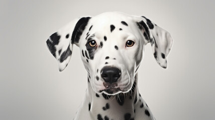 Portrait of a Dalmation Puppy