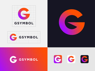 G monogram. Letter G. Emblem can use for logistic/transportation, delivery, business, online shop.