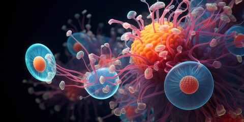 psychedelic microbiology background