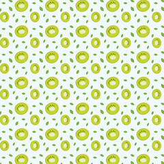 Melon fruits seamless pattern background