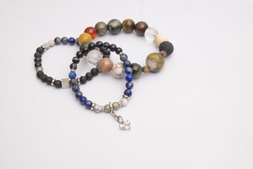 Various of Stone Beads Bracelet, Natural Gemstone Amulet with Magical Power