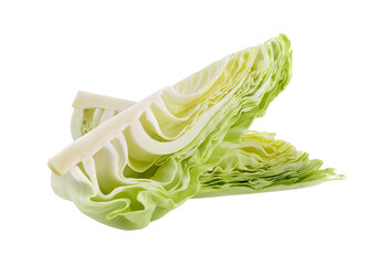 sliced cabbage on transparent png