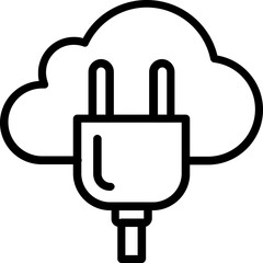 Obraz premium Cloud Hosting