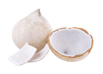 coconut on transparent png