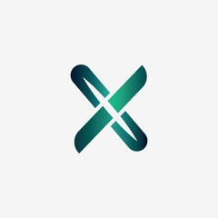 X Logo Design, Vector X Letter Logo 