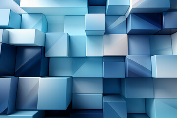 simple abstract blue thumbnail background. Generative AI