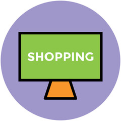 Shopping and Commerce Flat Icon