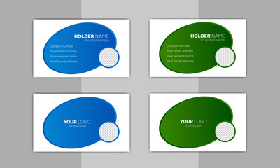 Corporate Business Card Design Template, Double-sided creative business card template, Modern Creative Business Card Template, Developer Designer Visiting Card Design ideas for personal identity