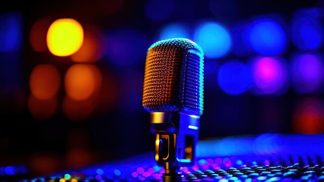 Microphone. Image created by AI