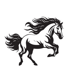 Obraz na płótnie Canvas Horse svg, horse head svg, Horses pony cute, beautiful horse svg, Horse Silhouettes, Horse Face SVG, Farm SVG, Horse race svg, Horse Svg, Equestrian T Shirt Design Svg, Farm Animal Clipart 