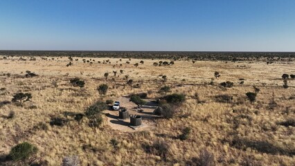 Khutse game reserve campsites, Botswana, Africa
