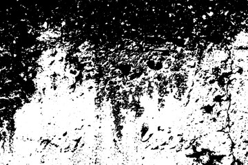 Rustic grunge vector texture with grain and stains. Abstract noise background. Weathered surface. Dirty and damaged. Detailed rough backdrop. Vector graphic illustration with transparent white. EPS10.