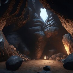 Cave. Image created by AI