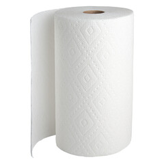 Paper towel. A white roll of paper towel. Disposable towels. Soft towel or napkin for cleaning...