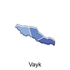 Vayk map. vector map of Armenia country vector design template, suitable for your company