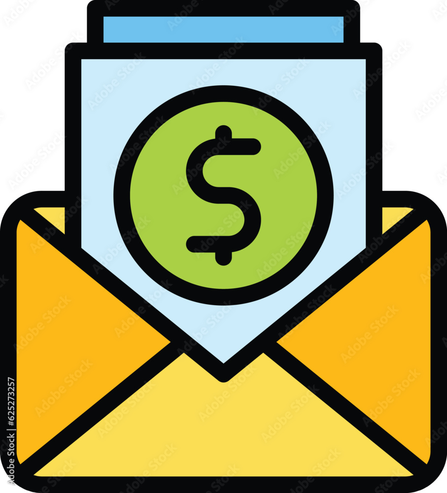 Aufkleber free course program icon outline vector. online education. study website color flat