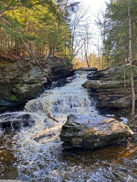 Shogomoc Creek New Brunswick in late spring