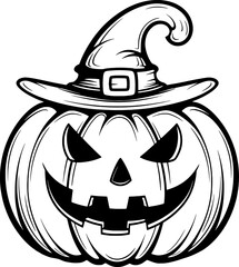 Pumpkin Halloween Vector Art