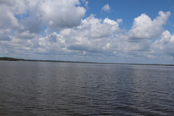 Sunny day on the river