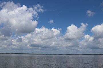 Clouds on a beautiful day