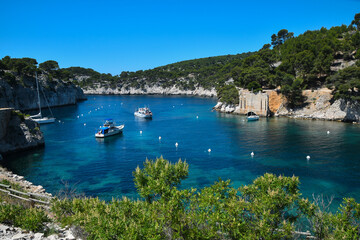 Fototapeta na wymiar Beautiful view of calanque near Marseille in Provence