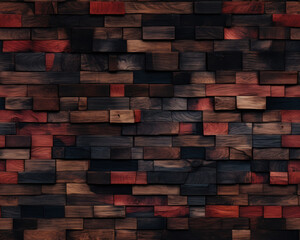 wood wall tiled background