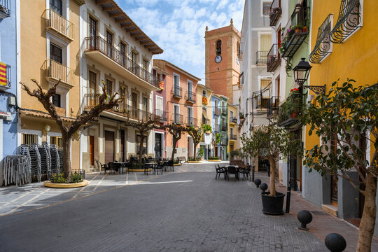 Fototapeta Small village of Villajoyosa, Spain