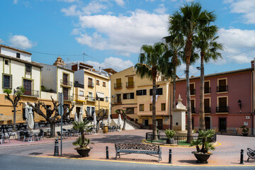 Fototapeta na wymiar Village Polop de la Marina, Spain