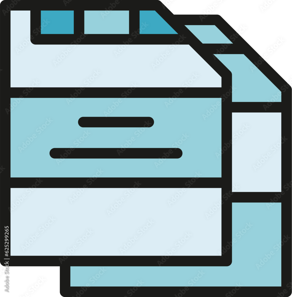 Poster memory card icon outline vector. sd storage. flash chip color flat