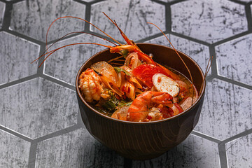 Thai traditional Tom Yum soup