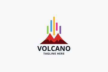Volcano Letter V Logo
