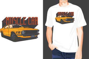 Car Vintage tee design