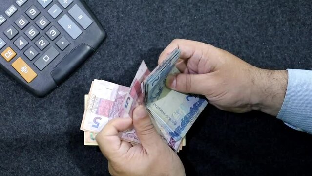 economy and finance with brazilian money