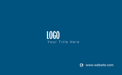 Fototapeta premium Simple Modern Business Card Design