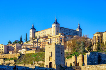 Fototapeta na wymiar Alcazar de Toledo in Spain