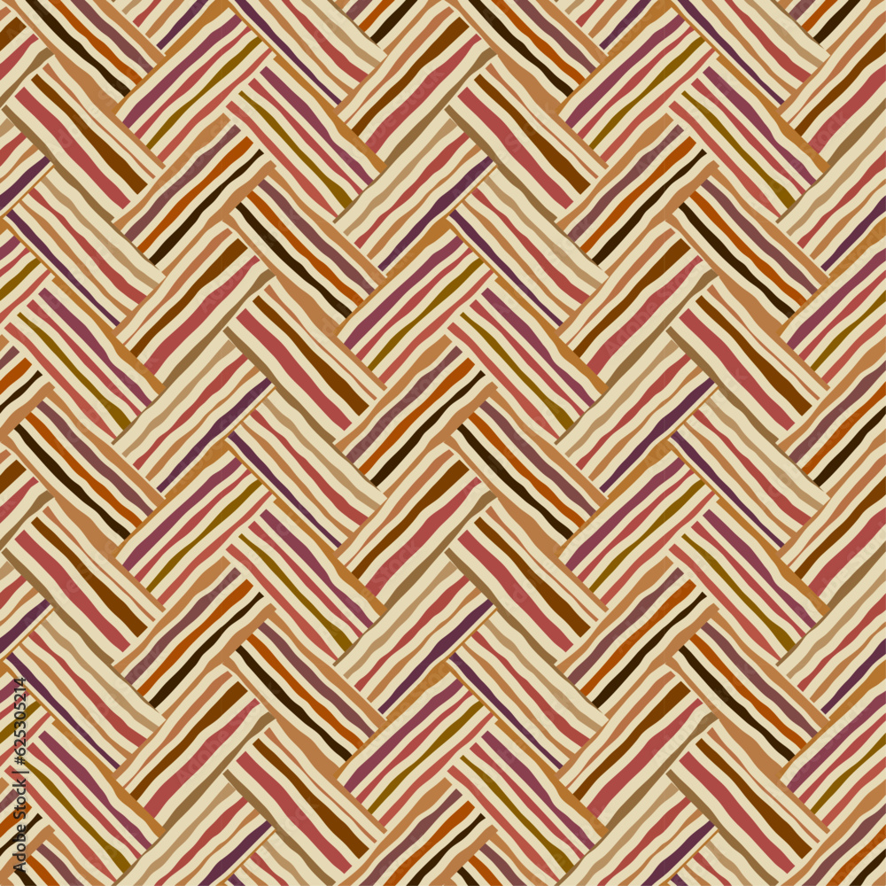 Poster seamless vector image. beige herringbone geometric pattern . tribal native style. vector image