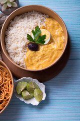 Aji de gallina Food buffet peruvian table Assorted dishes gourmet cuisine Peru traditional 