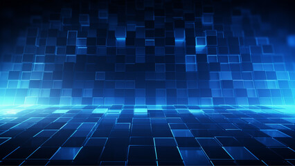 Dark blue futuristic digital background