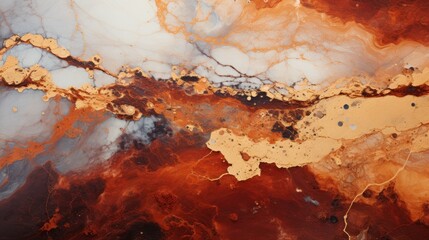  a marble floor with dark brown and red accents in the middle, in the style of abstract naturalism, 32k uhd, topographic photography,