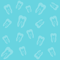 Dentistry seamless background. Dental care. Vector illustration for web page, banner, print media.