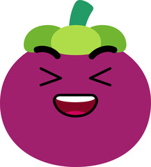 Mangosteen Face Smlie Haha Laugh
