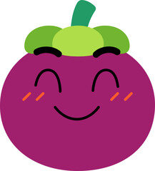Mangosteen Face Happy Blush Over Smile