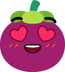 Mangosteen Face Inlove Heart Eye